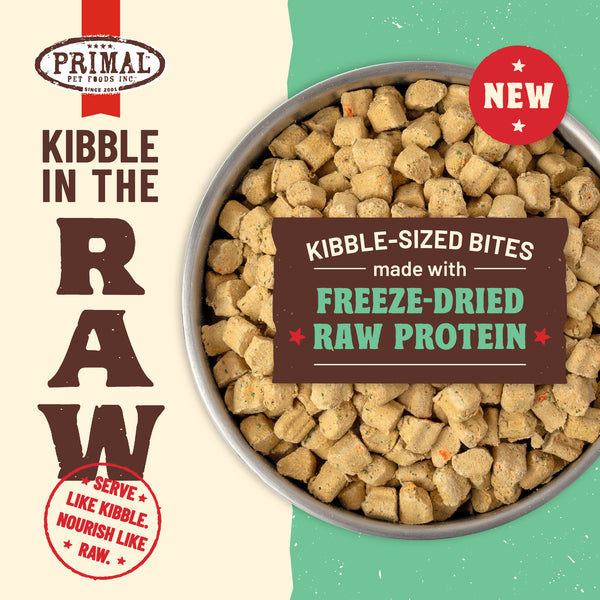 Primal Kibble in the Raw Freeze-Dried Fish & Pork - Dog Food