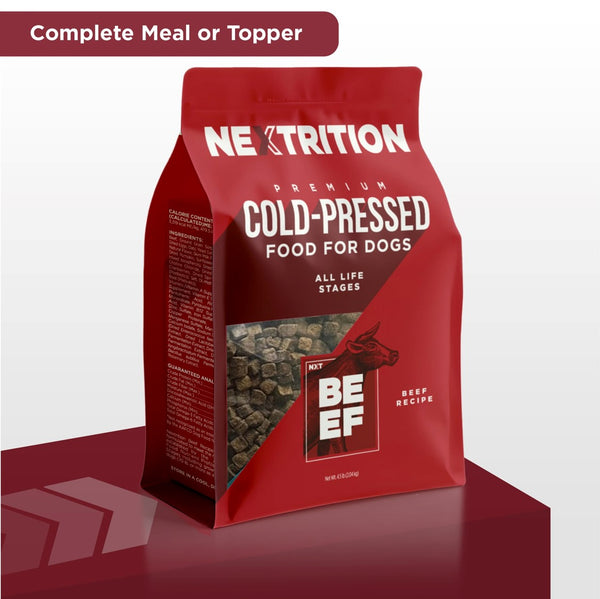NexTrition Beef Recipe Premium Cold Pressed Dog Food
