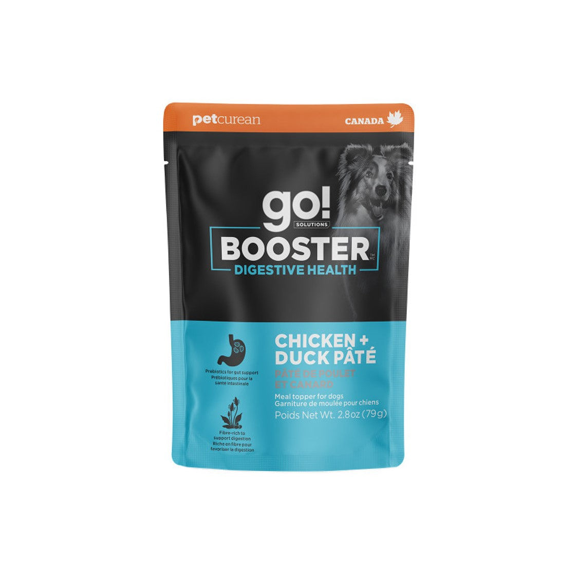 Petcurean GO! Booster Digestive Health Chicken & Duck Pate Dog Meal Topper
