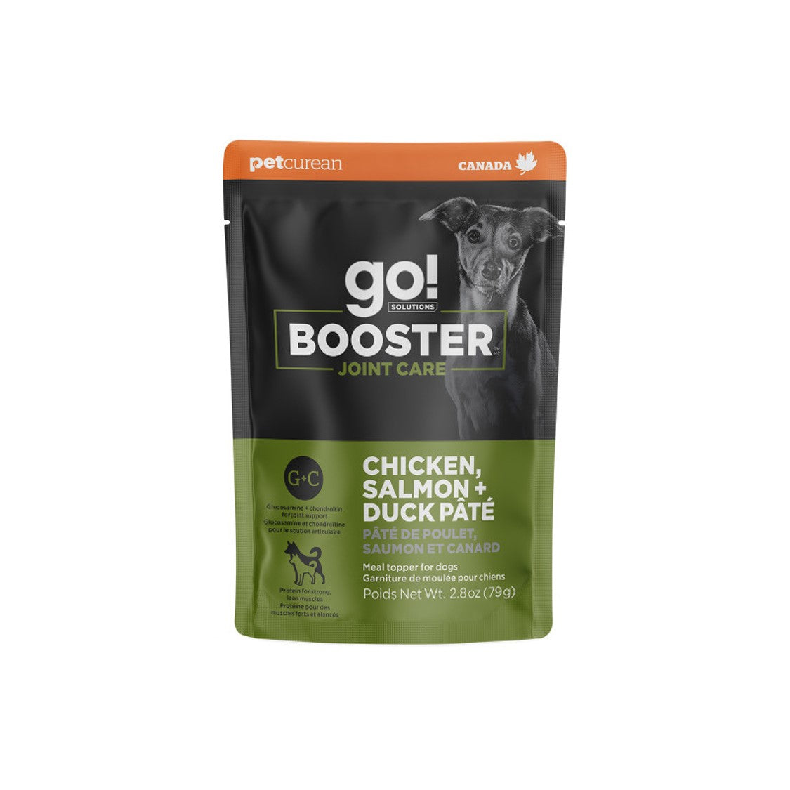 Petcurean GO! Booster Joint Care Chicken, Salmon & Duck Pate Dog Meal Topper