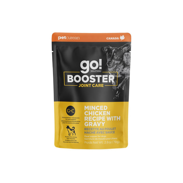 Petcurean GO! Booster Joint Care Minced Chicken with Gravy Dog Meal Topper