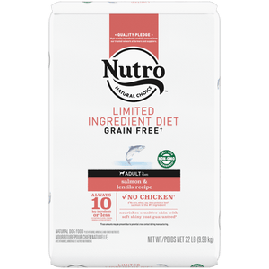 Nutro Limited Ingredient Diet Grain Free Salmon & Lentil Dry Dog Food