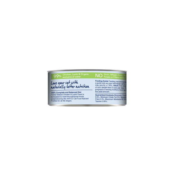 Feline Natural Chicken & Lamb Feast Canned Cat Food