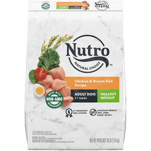Nutro Natural Choice Adult Healthy Weight Chicken and Brown Rice Recipe Dry Dog Food
