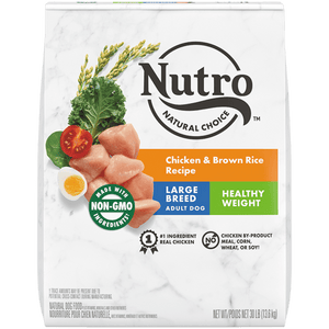 Nutro Natural Choice Adult Large Breed Healthy Weight Chicken and Brown Rice Recipe Dry Dog Food