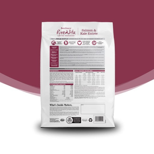 Nutrisource Pure Vita Salmon & Kale Dry Dog Food