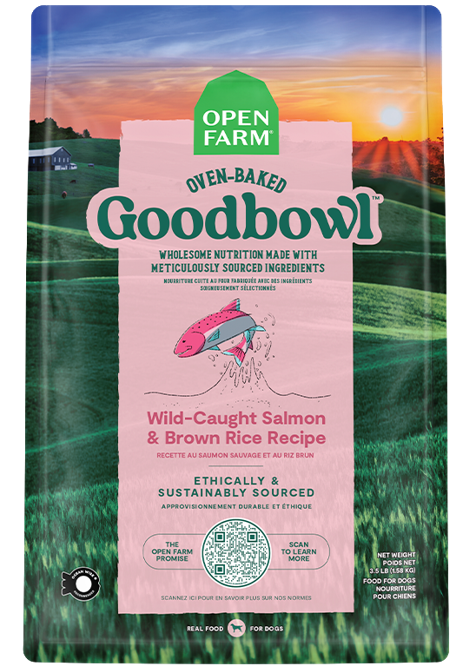 Open Farm Goodbowl Wild-Caught Salmon & Brown Rice Recipe for Dogs