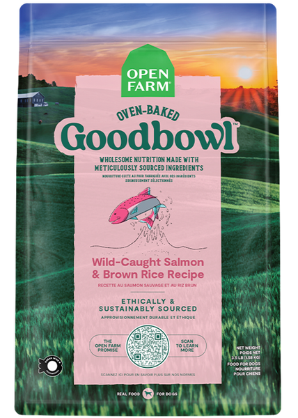 Open Farm Goodbowl Wild-Caught Salmon & Brown Rice Recipe for Dogs