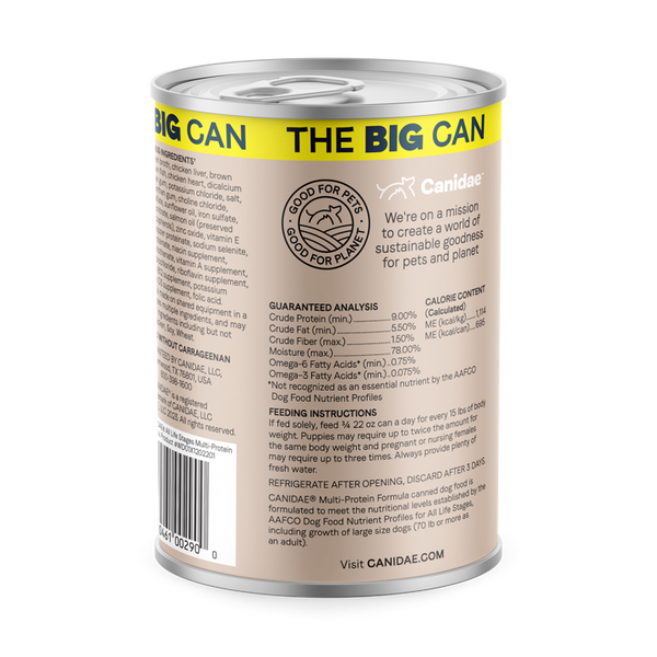 Canidae All Life Stages Multi-Protein SUPER BIG CAN Wet Dog Food