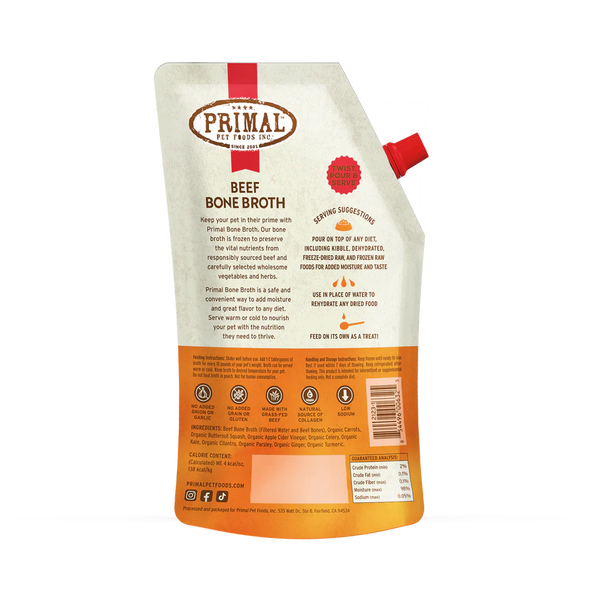 Primal Frozen Beef Bone Broth