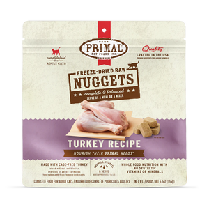 Primal Nuggets Turkey Freeze-Dried Cat Food