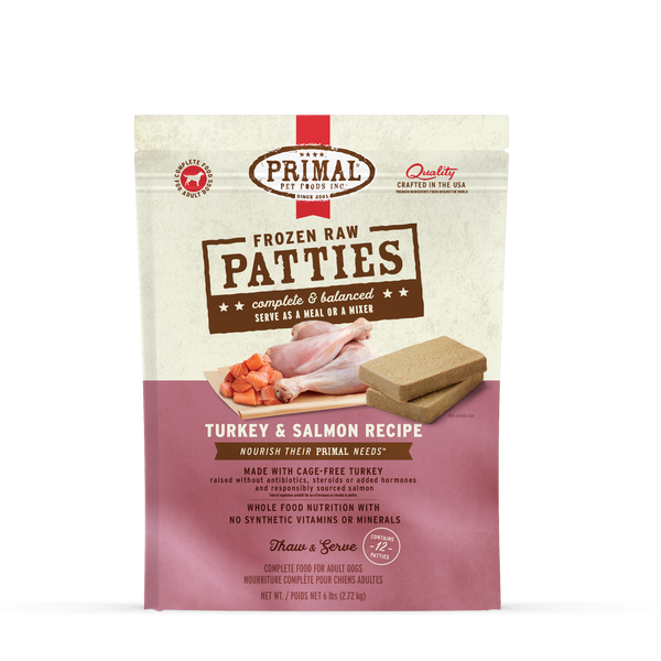 Primal Turkey & Salmon Frozen Raw Dog Food, additional view 1