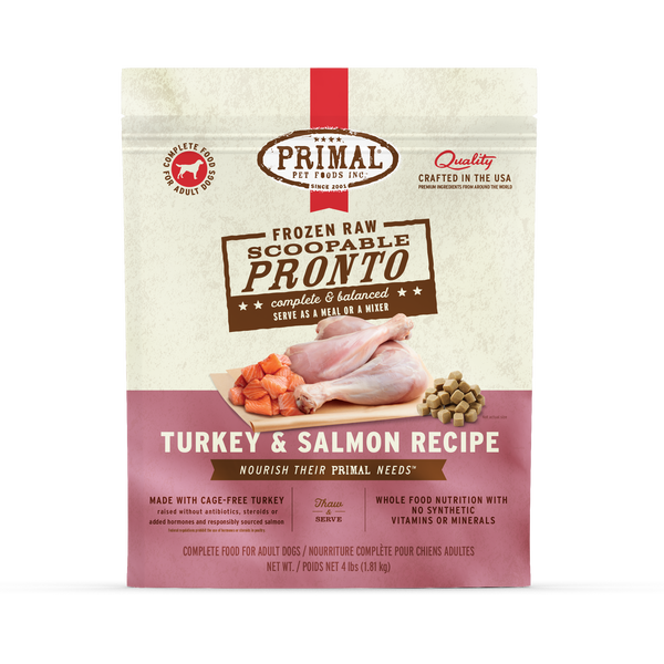Primal Turkey & Salmon Frozen Raw Dog Food, additional view 2