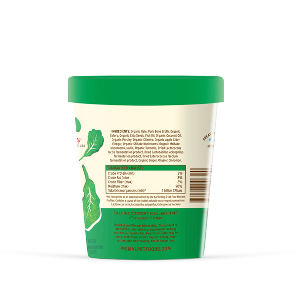 Primal Power Greens with Bone Broth Fresh Food Topper