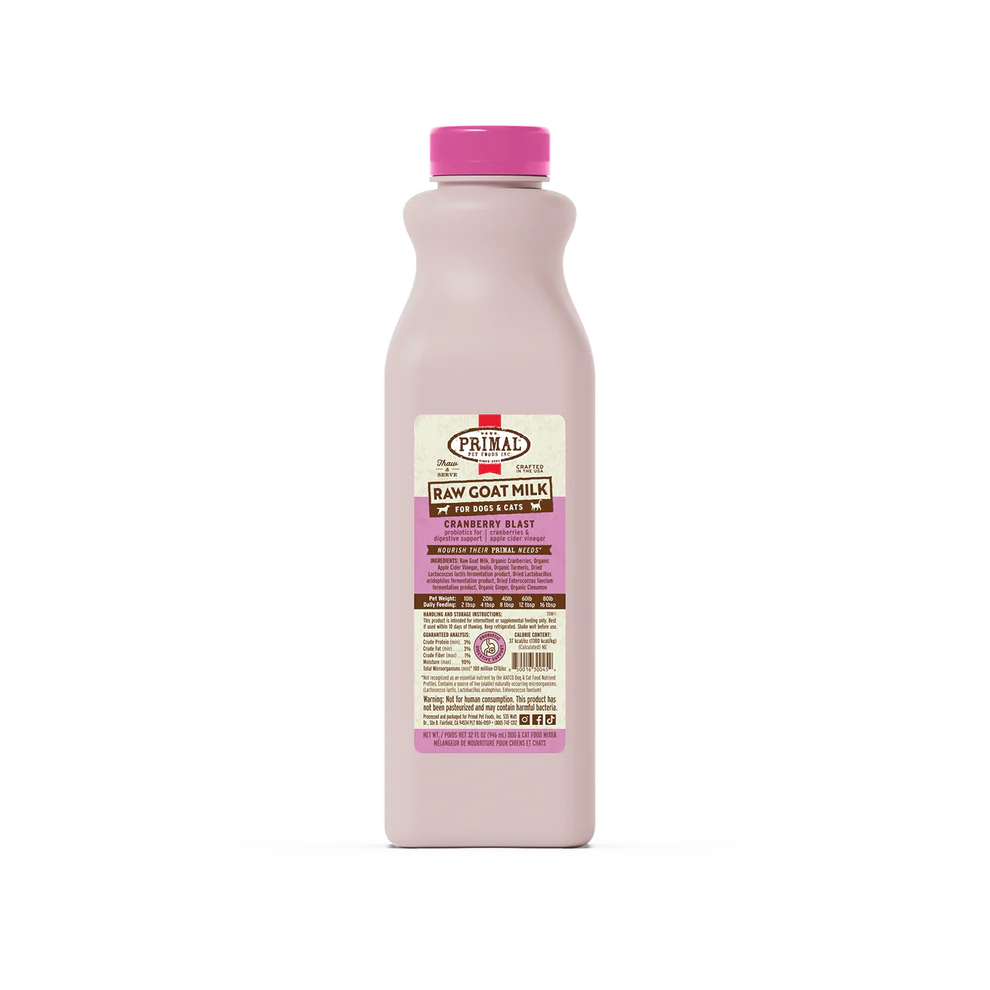 Primal Frozen Goat Milk Cranberry Blast