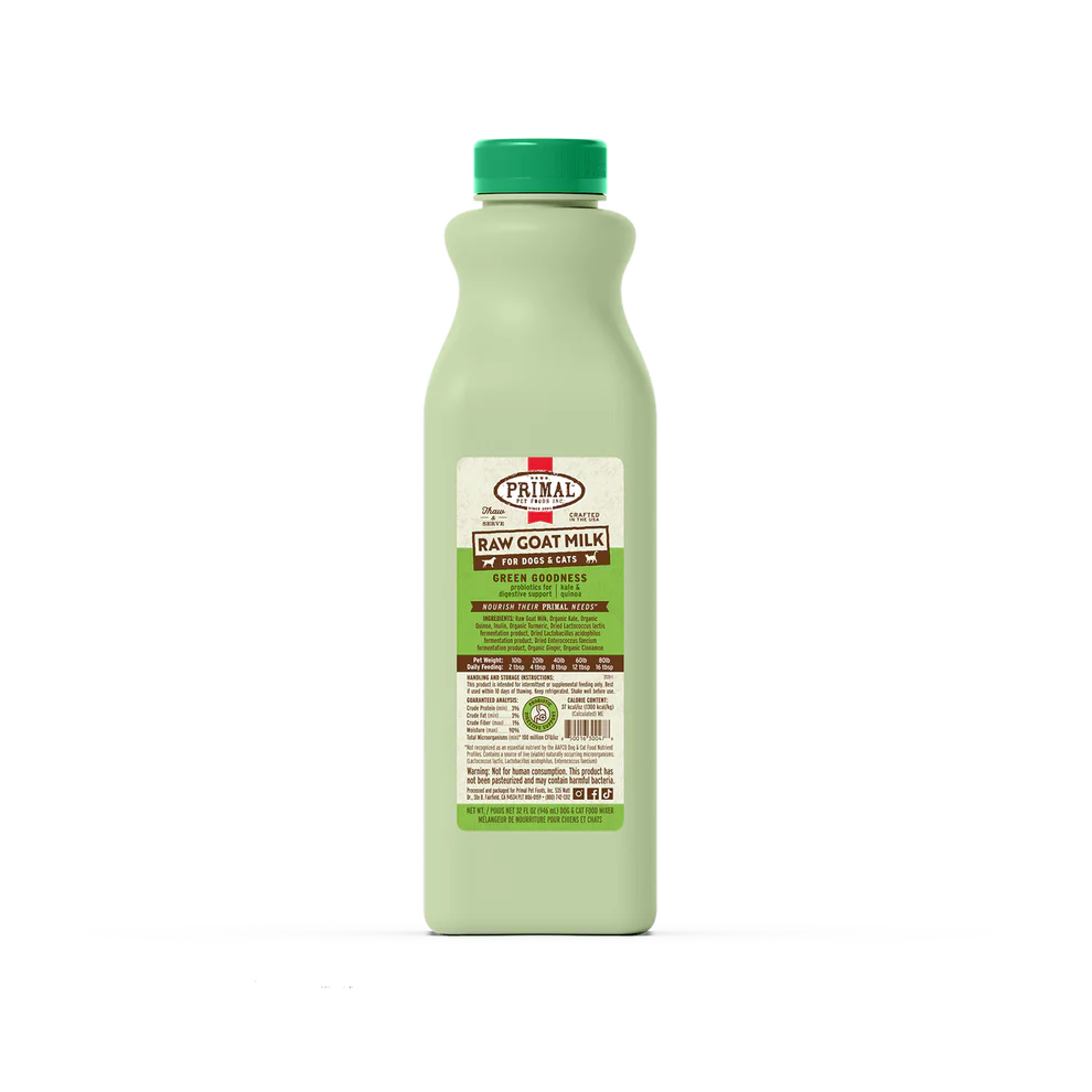 Primal Frozen Goat Milk Green Goodness