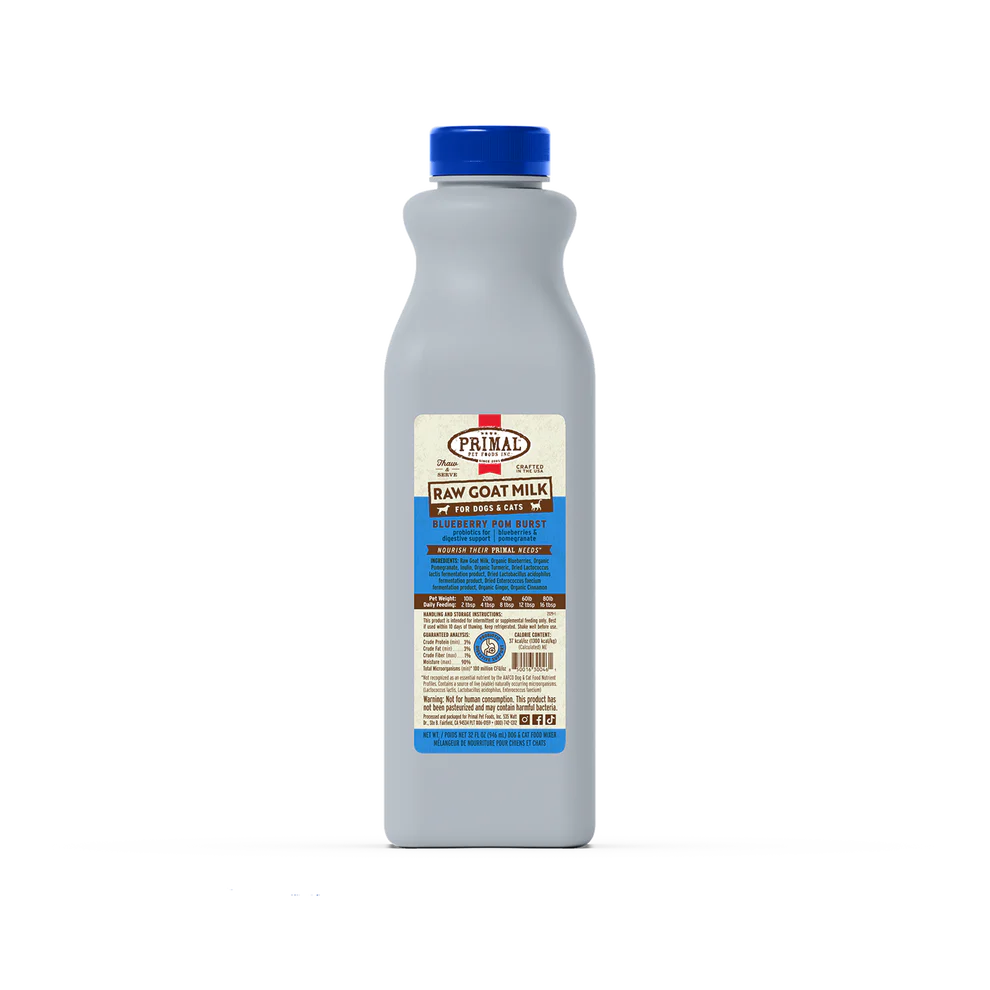 Primal Frozen Goat Milk Blueberry Pom Burst