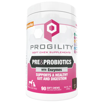 Progility Pre & Probiotics with Enzymes Soft Chews for Dogs
