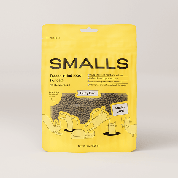 Smalls Freeze-Dried Puffy Bird Cat Food, additional view 1