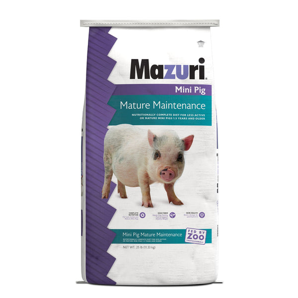Mazuri Mini Pig Mature Maintenance Food 25 lb bag