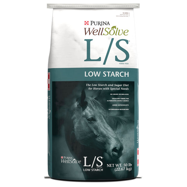 Purina WellSolve L/S low starch horse feed 50 lb bag