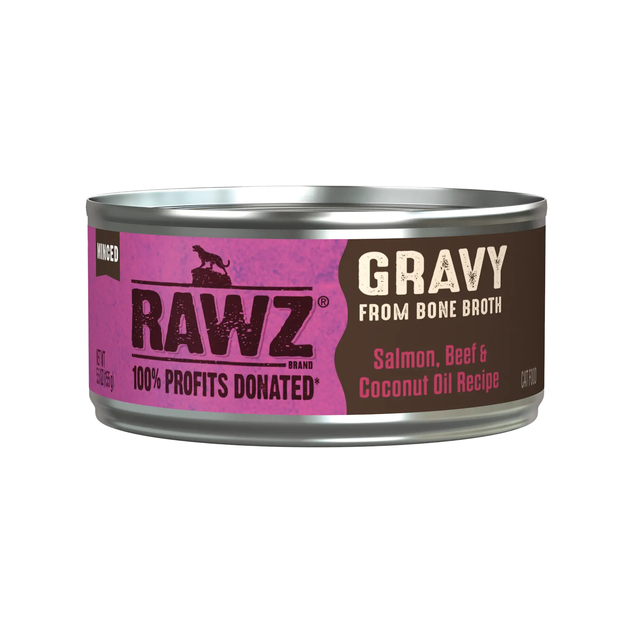 RAWZ Gravy Salmon, Beef & Coconut Oil Wet Cat Food