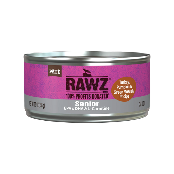 RAWZ Senior Pate Wet Cat Food 5.5 oz, Case of 24, additional view 2