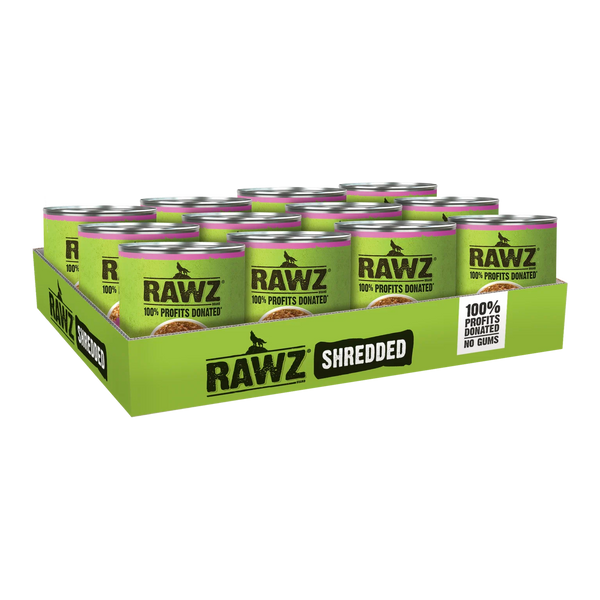 RAWZ Shredded Beef, Salmon & Coconut Oil Wet Dog Food, additional view 2