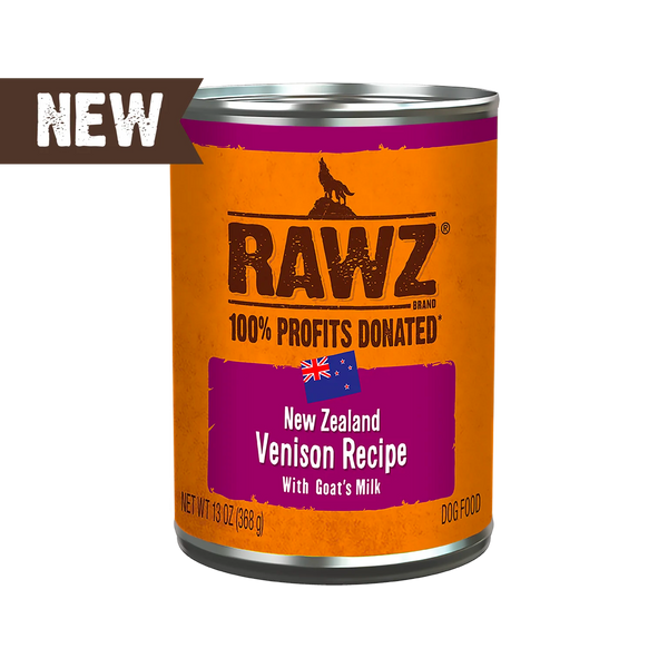 RAWZ 94% Venison Pate Wet Dog Food 6 oz, Case of 24, additional view 1