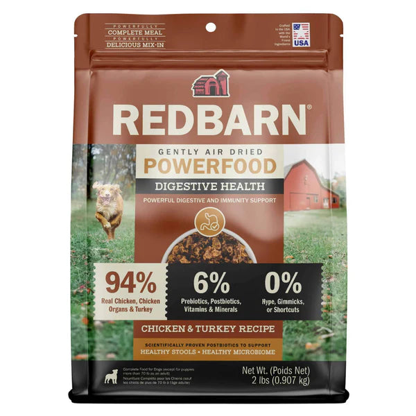 Red Barn Air Dried Digestive Health Chicken & Turkey Formula Dog Food