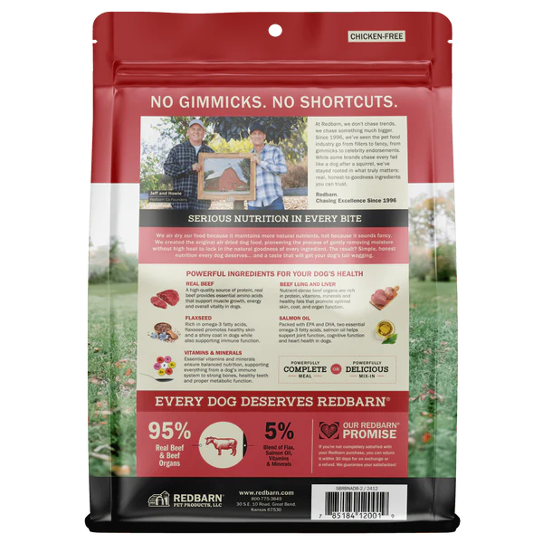 Red Barn Air Dried High Protein Beef Recipe Dog Food