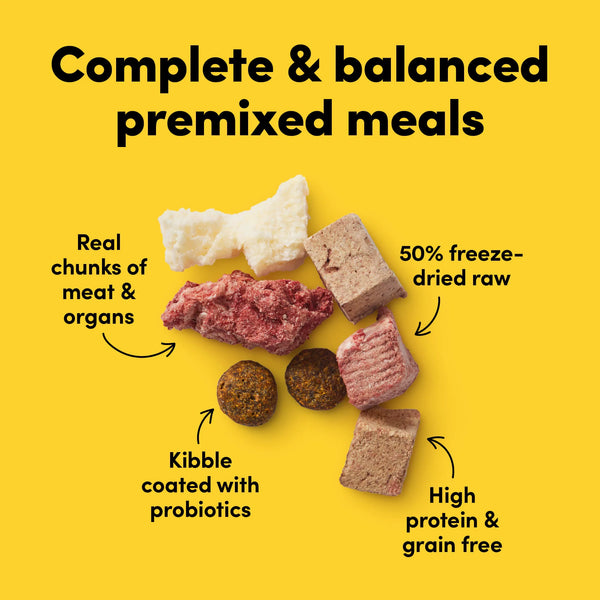 Animals Like Us Freeze-Dried RawMix50 Beef Organs Recipe Dog Food