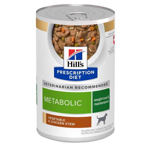 Hills Prescription Diet Metabolic Vegetable & Chicken Stew Wet Dog Food