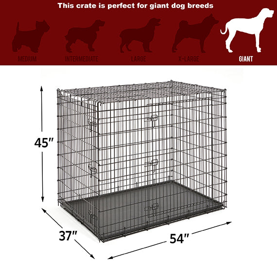 MidWest Solutions Heavy Duty Double Door Dog Crate, 54 in (Special Order), additional view 2