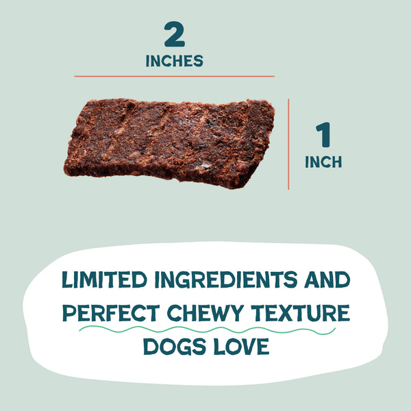Shameless Pets Salmon Loves Butternut Bite Sized Jerky Dog Treats, additional view 3
