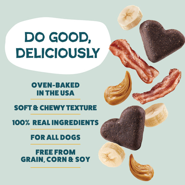 Shameless Pets Bananas for Bacon Soft-Baked Dog Treats, additional view 2