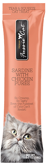 Fussie Cat Sardine with Chicken Puree Cat Treat