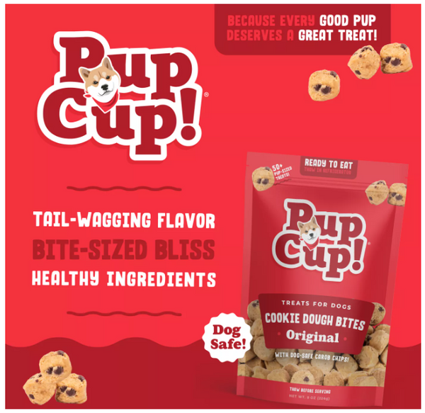 Pup Cup Original Cookie Dough Frozen Dog Treats