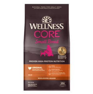 Wellness CORE Wholesome Grains Original Small Breed Turkey, Turkey Meal & Chicken Meal Recipe Dry Dog Food
