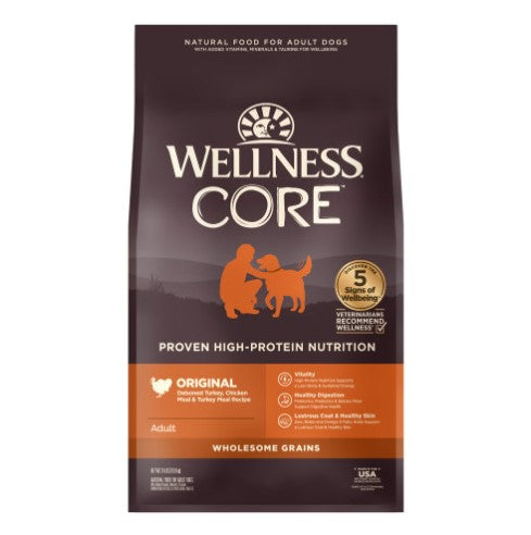Wellness CORE Wholesome Grains Original Turkey & Chicken Recipe Dry Dog Food