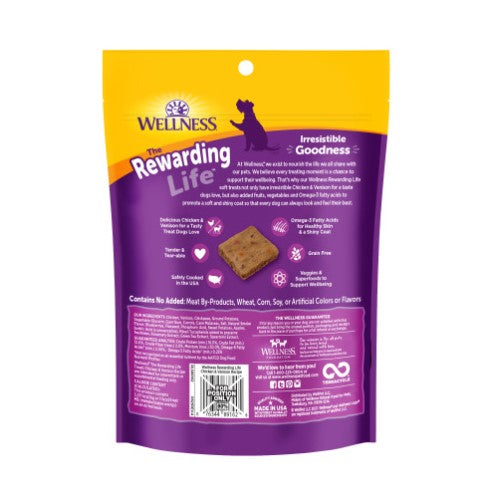 Wellness Rewarding Life Training Rewards Chicken & Venison Recipe Soft Dog Treats
