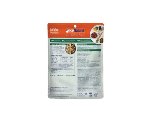 K9 Natural Freeze Dried New Zealand Beef Feast