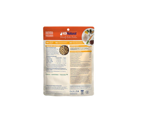 K9 Natural Freeze Dried New Zealand Chicken Feast Dog Food