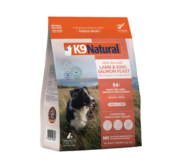K9 Natural Freeze Dried New Zealand Lamb & King Salmon Feast Dog Food