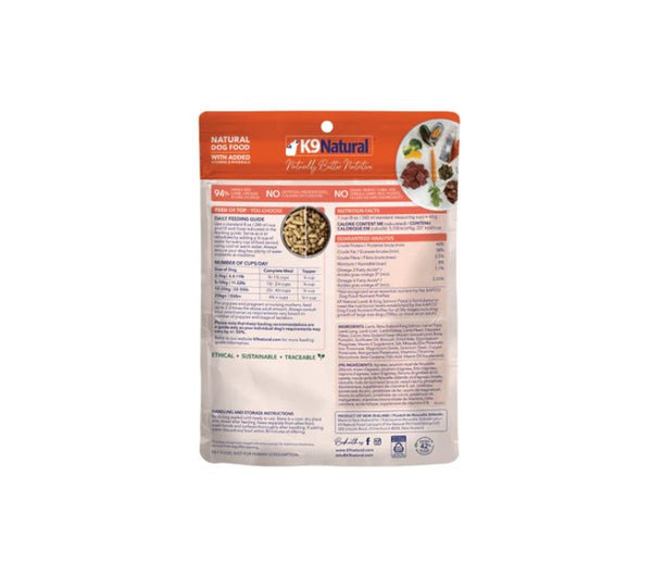 K9 Natural Freeze Dried New Zealand Lamb & King Salmon Feast Dog Food