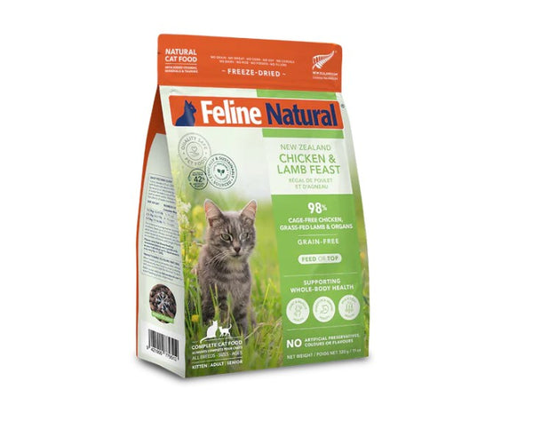 Feline Natural Freeze Dried New Zealand Chicken & Lamb Feast Cat Food