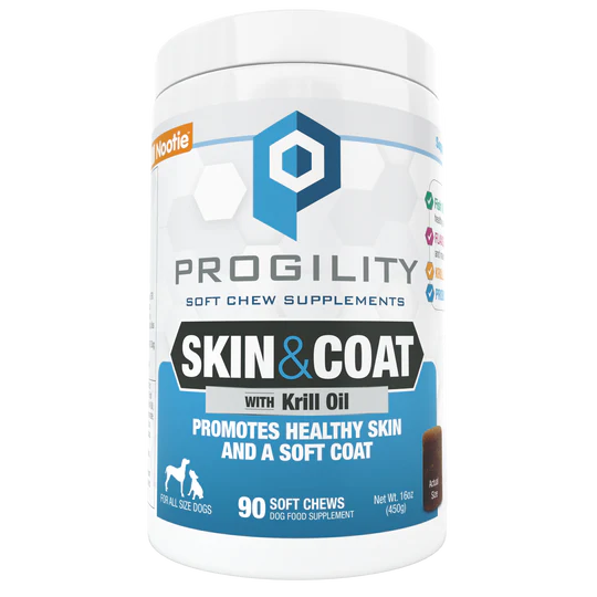 Progility Skin & Coat with Krill Oil Soft Chews for Dogs