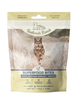 Badlands Ranch Superfood Bites Chicken Breast Freeze-Dried Dog Treats