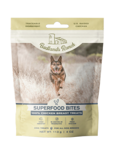 Badlands Ranch Superfood Bites Chicken Breast Freeze-Dried Dog Treats