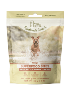 Badlands Ranch Superfood Bites Wild Salmon Freeze-Dried Dog Treats